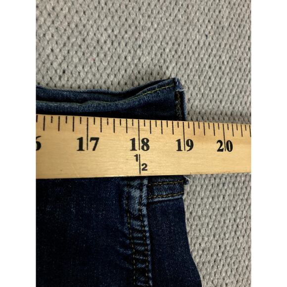 Wrangler Retro Slim Straight Jeans Mens 38X34 Blue Dark Wash Cowboy Western - Picture 10 of 13